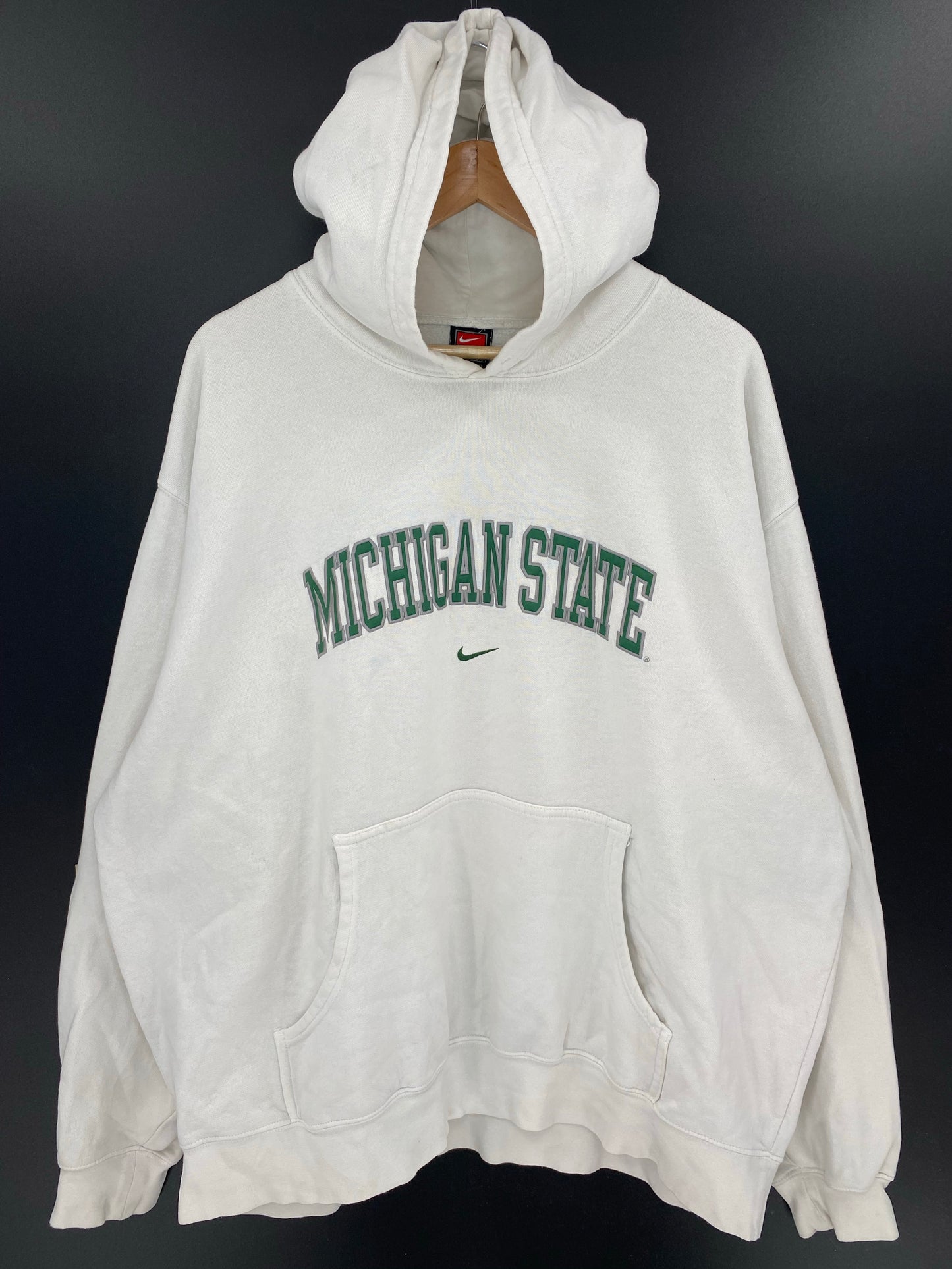 00' NIKE MICHIGAN Size XXL Vintage College Hoodie Sweat shirt / K7537