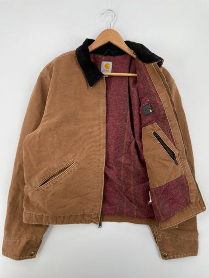 Vintage CARHARTT Size L Duck Zip-up Jacket / A8513