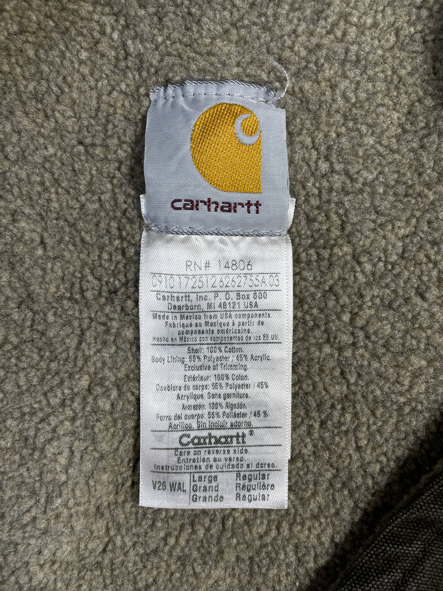 Vintage CARHARTT Size L Duck Vest / A8648