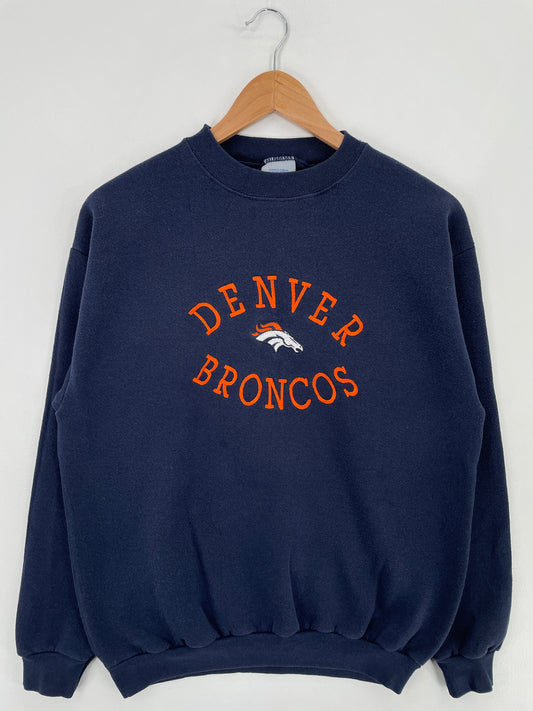90’s DENVER BRONCOS Size M Vintage NFL Sweat-Shirt / E1473S