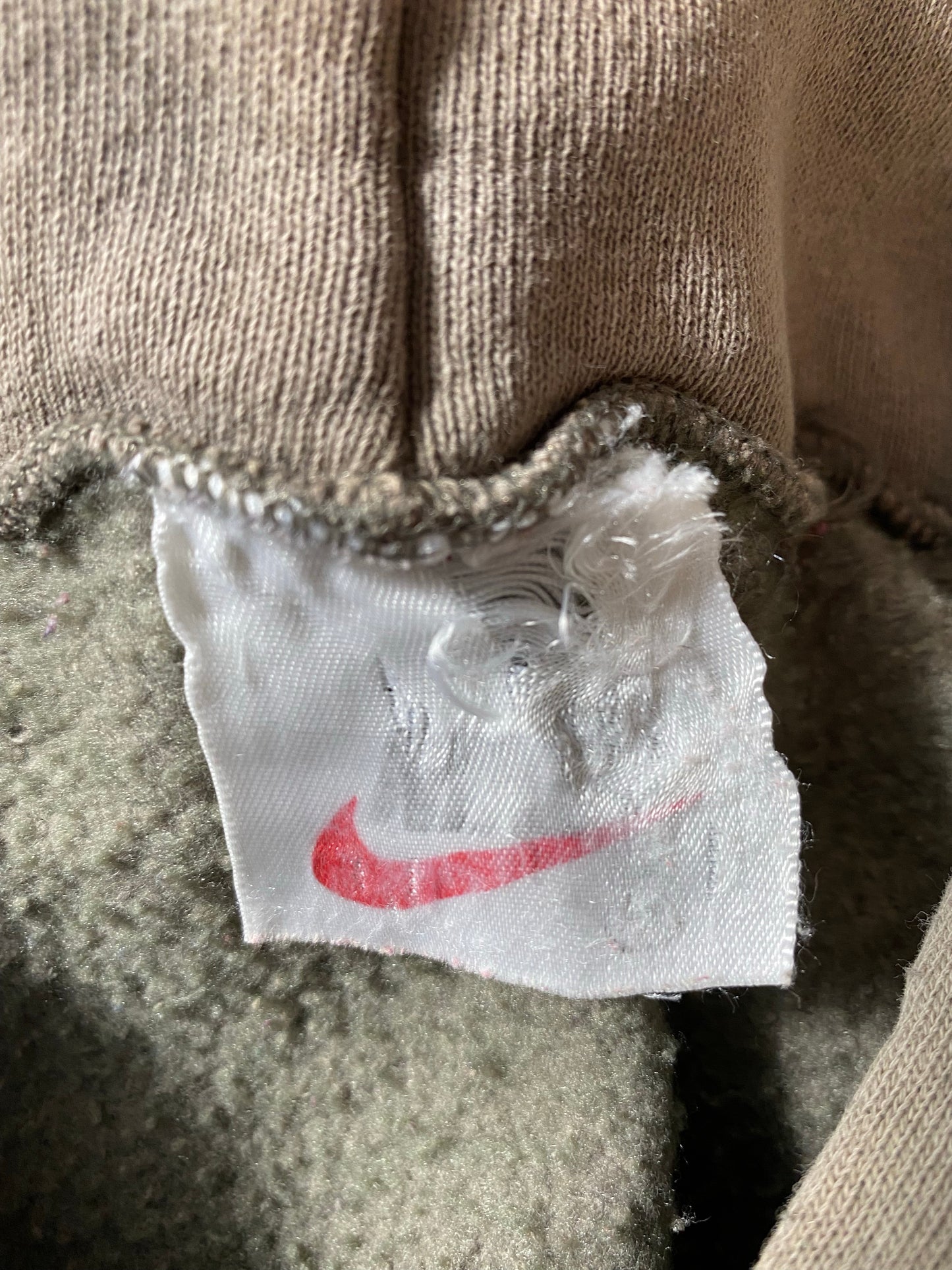 90’s NIKE CENTER SWOOSH Size No tag (Approx.XL) Vintage Hoodie Sweat Shirts/ K5258