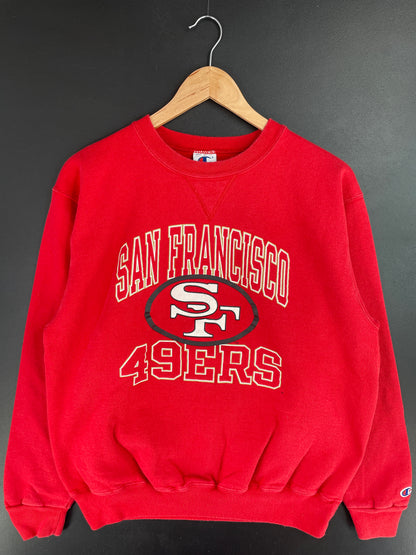 90's Champion x SAN FRANCISCO 49ERS Made in USA Size L Vintage NFL Sweat-shirt / E16