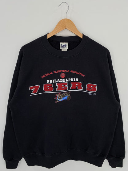 Vintage PHILADELPHIA 76ERS Size L MBA Sweat-Shirt/ K8071