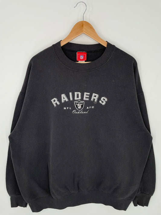 Vintage OAKLAND RAIDERS Size XL NFL Sweat-Shirts/ K9100