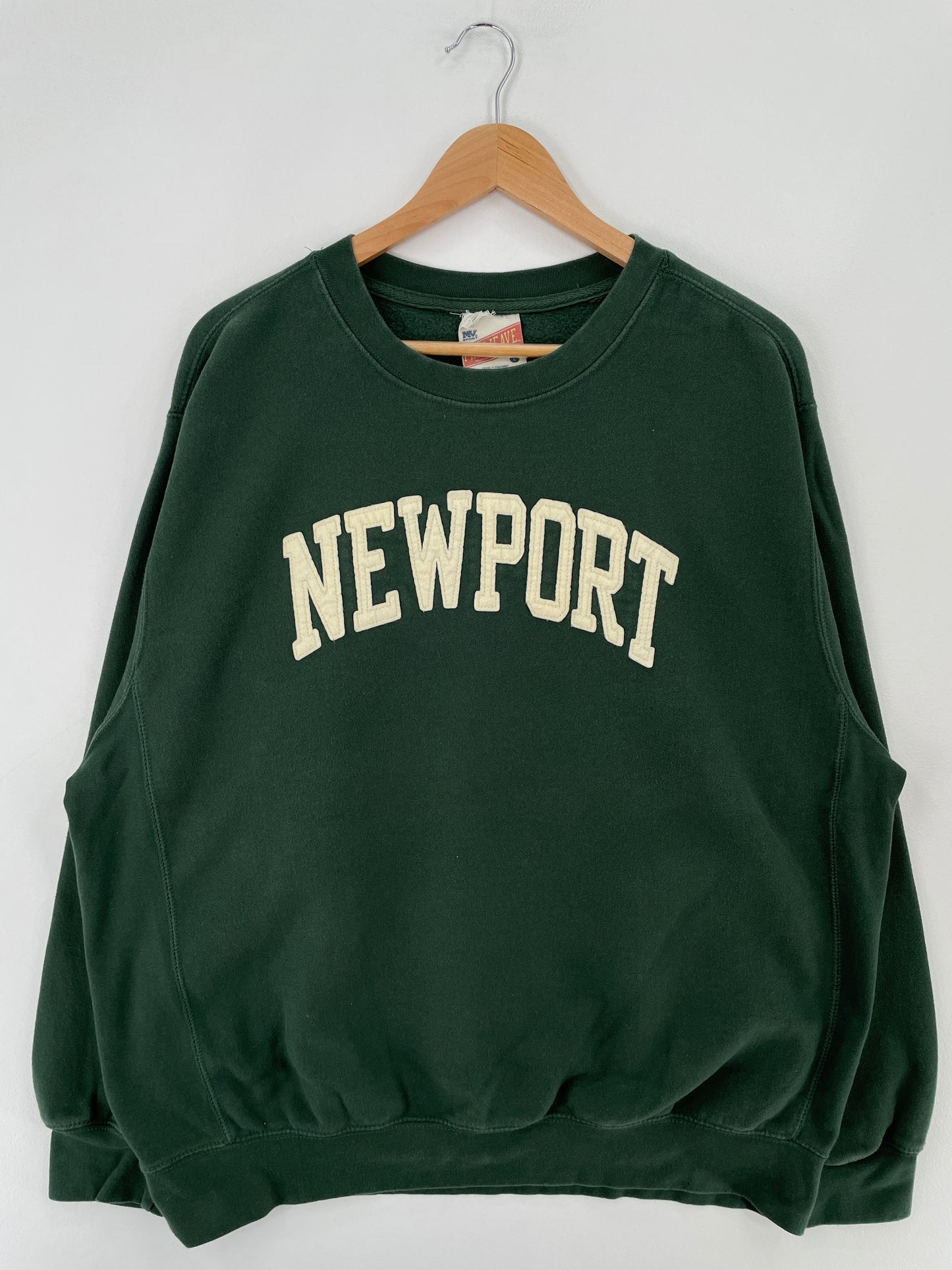Vintage NEWPORT Size L College Sweat-Shirt / E4078S
