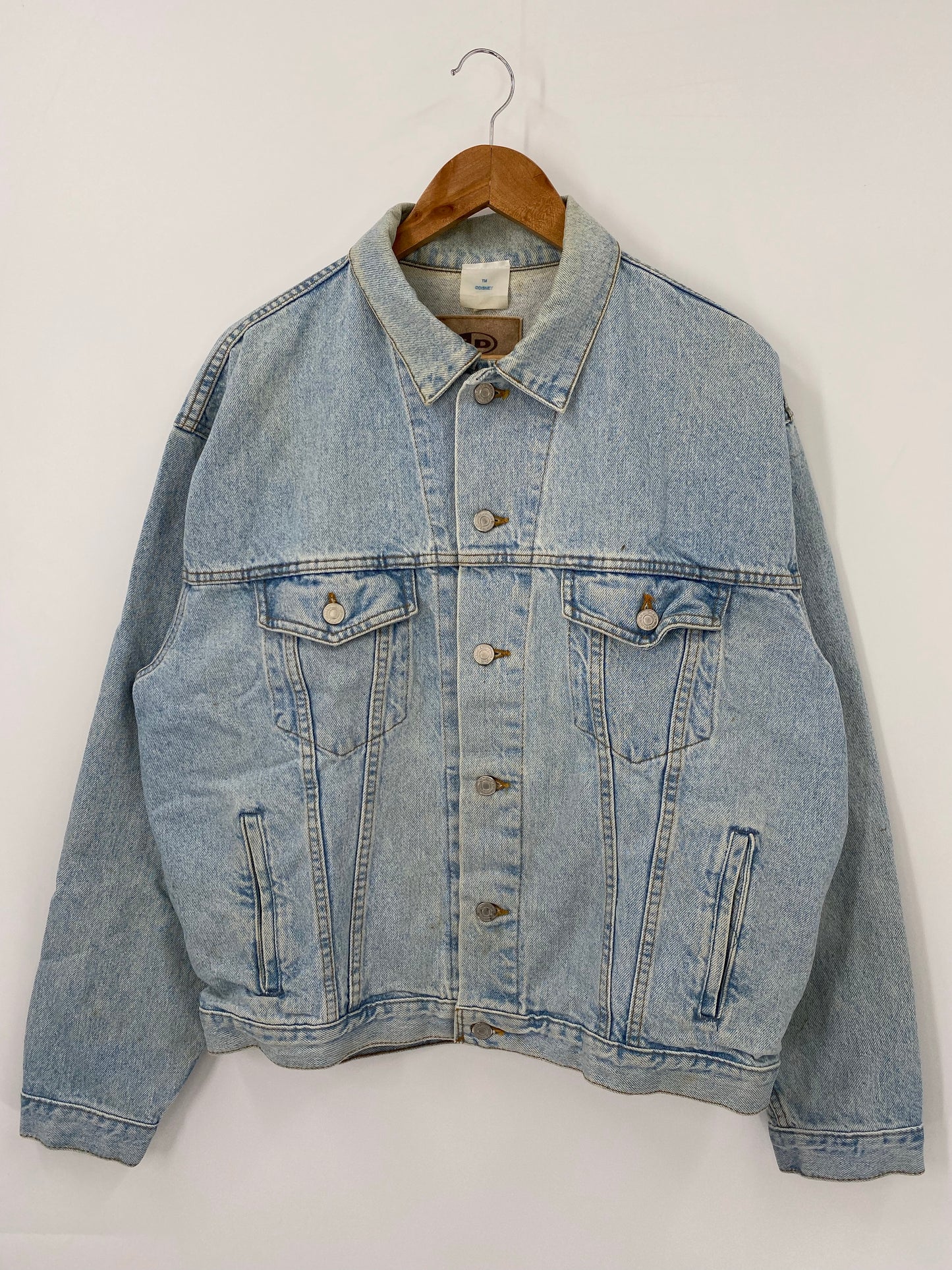 90’s DISNEY CHANNEL Size L Vintage Denim Jacket  / K4329
