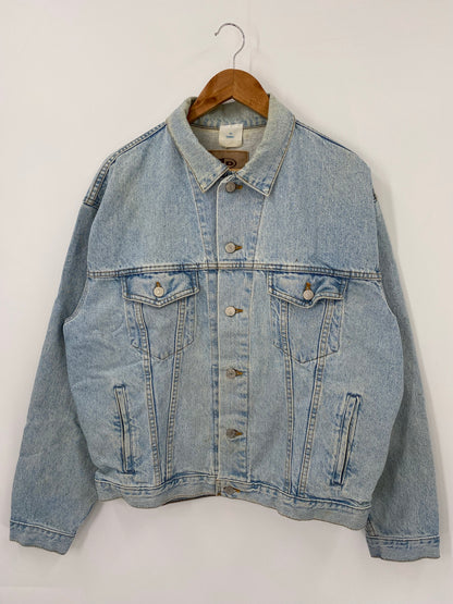90’s DISNEY CHANNEL Size L Vintage Denim Jacket  / K4329
