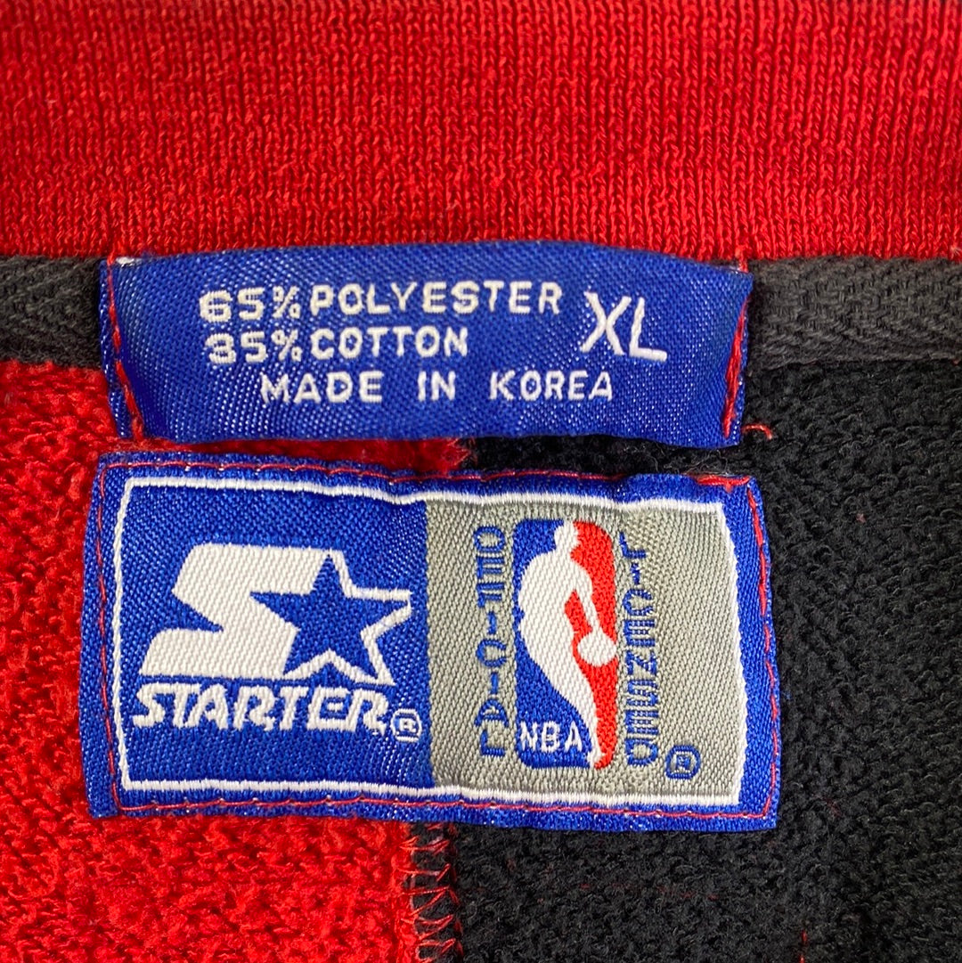90's STARTER x CHICAGO BULLS Size XL Vintage NBA Sweat-Shirt / A8445