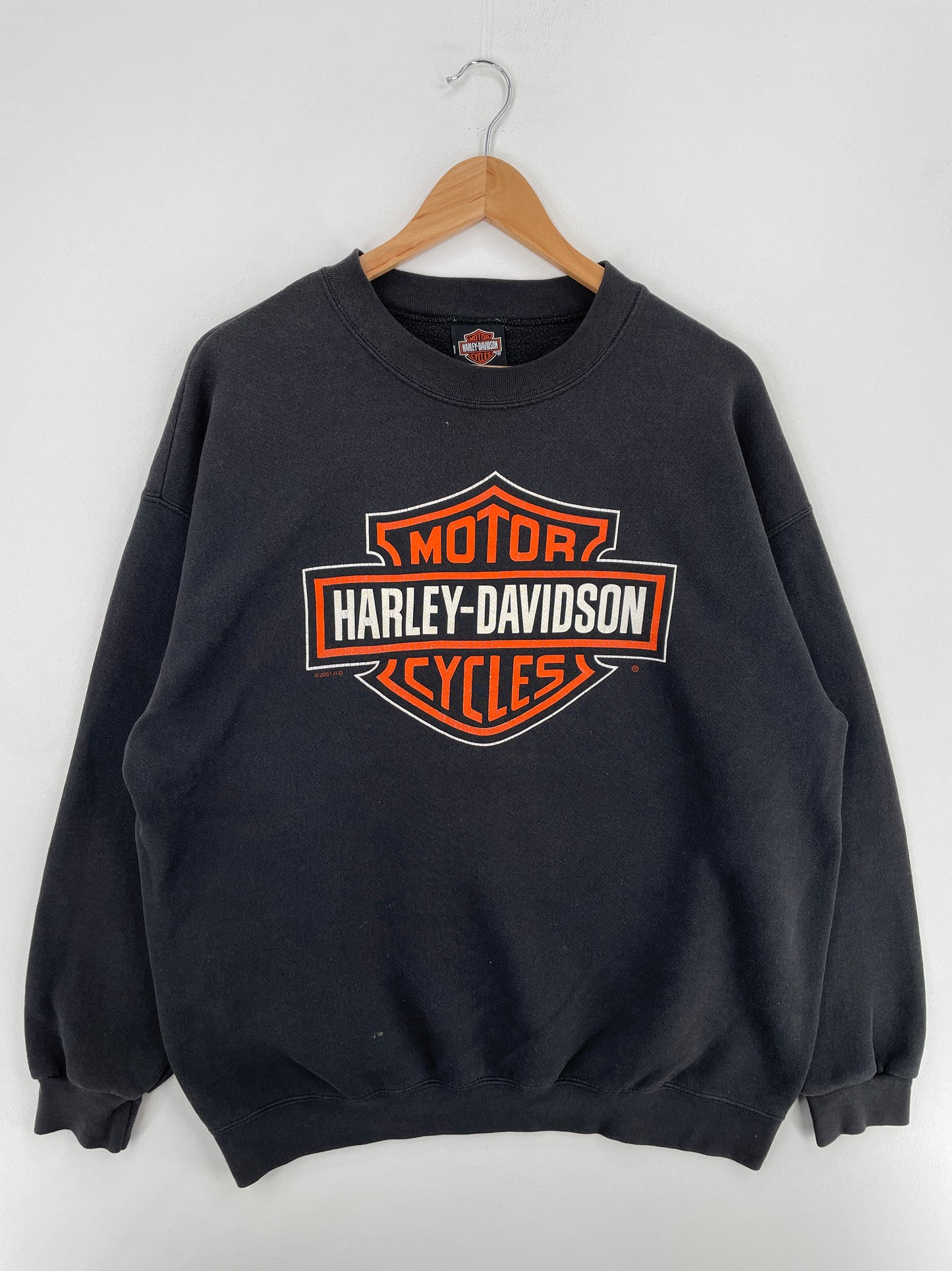 2001 HARLEY DAVIDSON Size XL Vintage Sweat-shirt / A5164