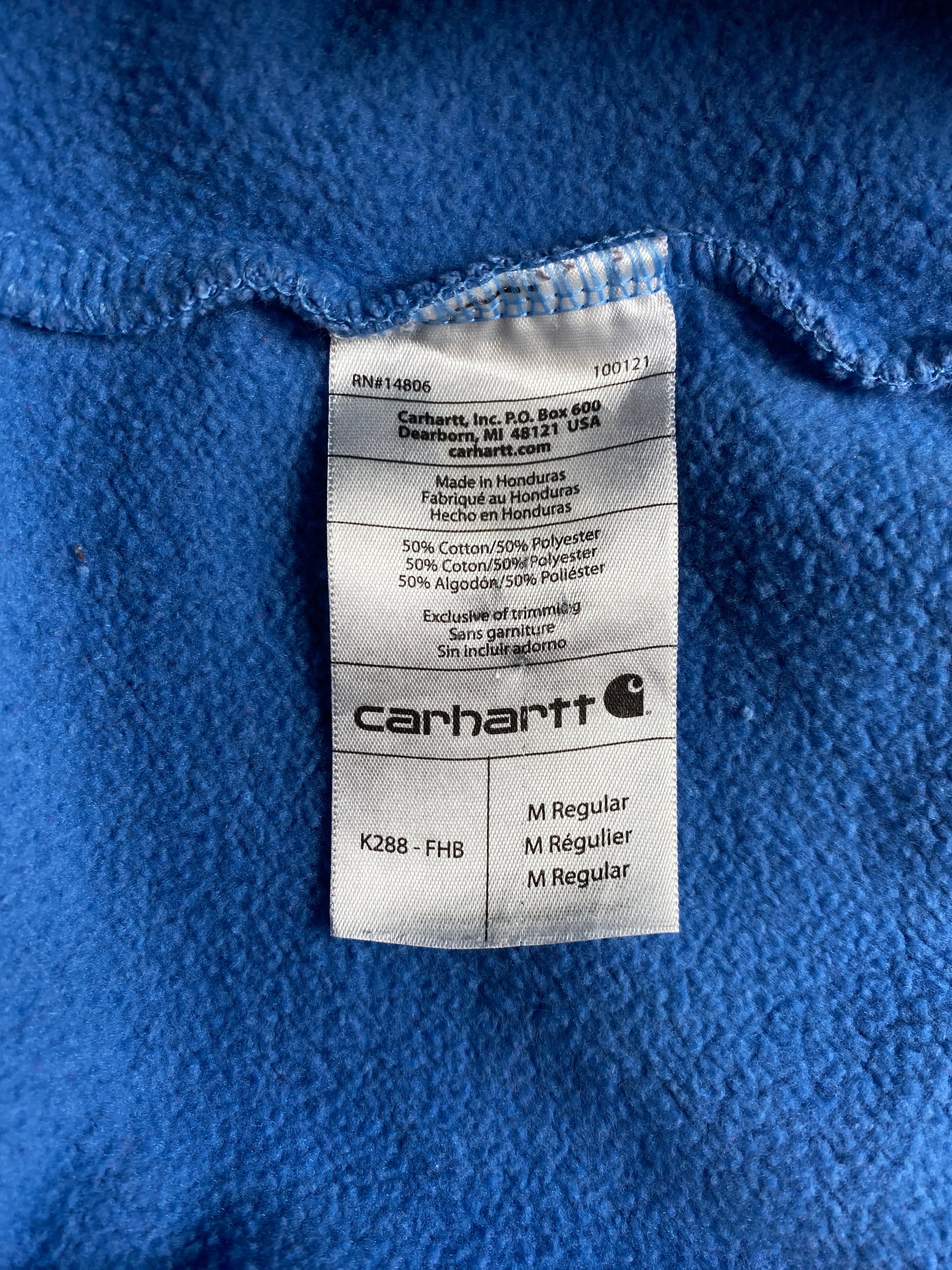 .Vintage CARHARTT Size M Hoodie Sweat-Shirt / E5649S