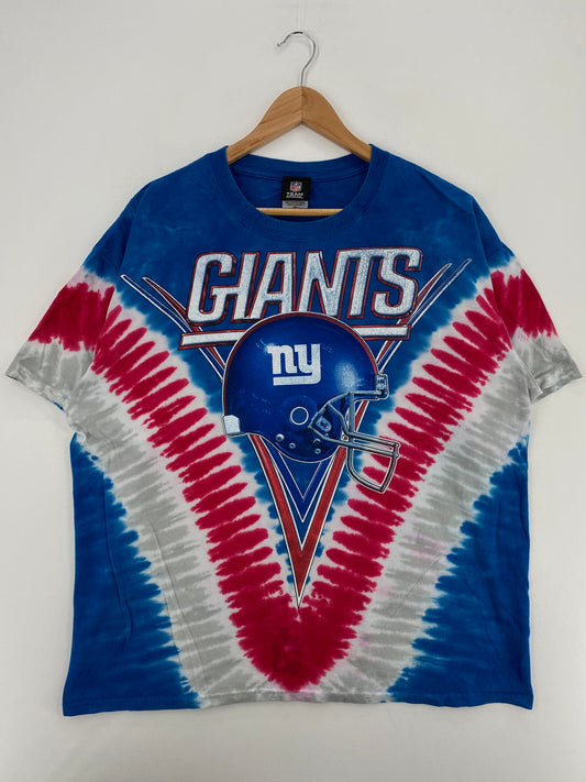00' NEW YORK GIANTS Size XL Vintage NFL T-Shirt / A5763