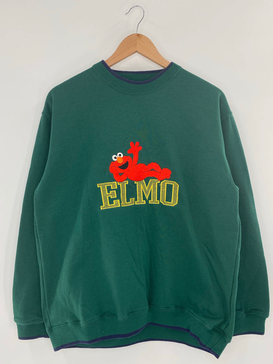 Vintage SESAMI STREET ELMO Size L Vintage Sweat-shirt / K5225