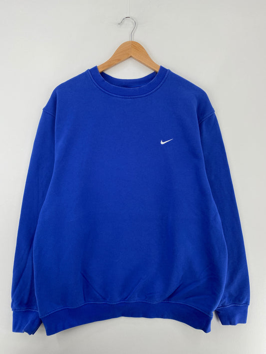 00' NIKE MINI SWOOSH Size L Vintage Sweat-shirt / E2818S