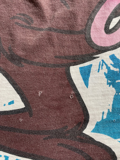 1993 LOONEY TUNES TAZ No tag Approx. Size XL Vintage T-Shirts / A2601