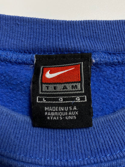 00' NIKE NEW YORK GIANTS Made in USA Size L NFL Sweat-Shirts/ K9829