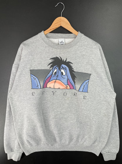 00' DISNEY EEYORE Made in USA Size XXL Vintage Sweat-shirt / A7418