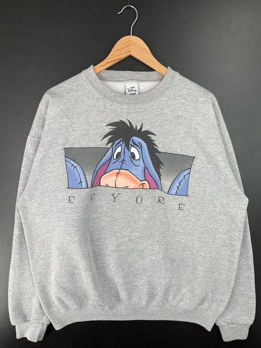 00' DISNEY EEYORE Made in USA Size XXL Vintage Sweat-shirt / A7418