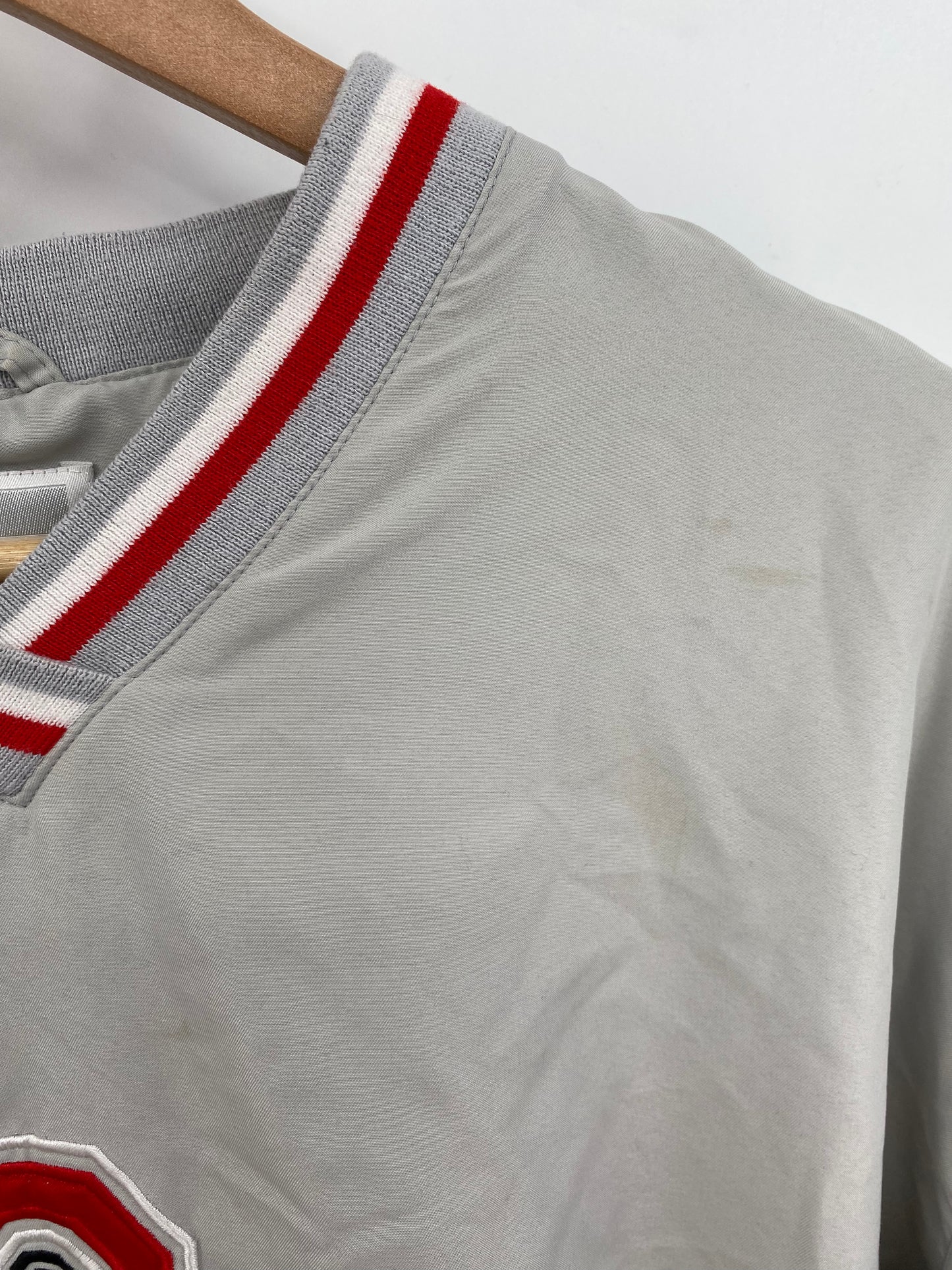 Vintage OHIO STATE BUCKEYES Size XL College Nylon Jacket/ K9700