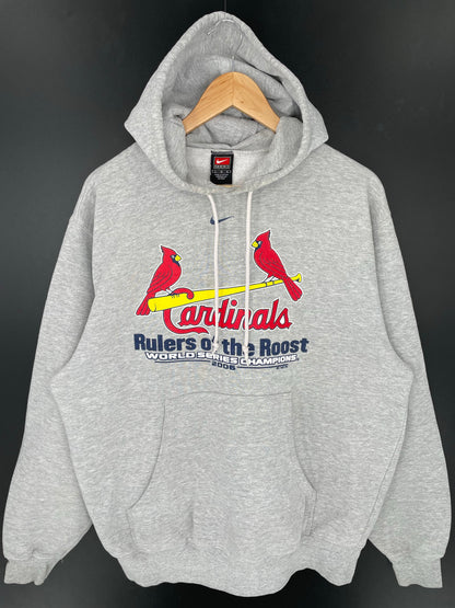 2006 NIKE CARDINALS Size L Vintage NFL Hoodie Sweat-shirt / K9146