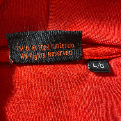 2003 NINTENDO Size L Vintage Hoodie Sweat-Shirt / A9067