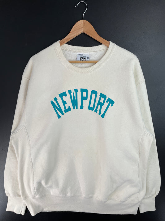 90's NEWPORT Made in USA Size XXL Vintage College Sweat-shirt / E677