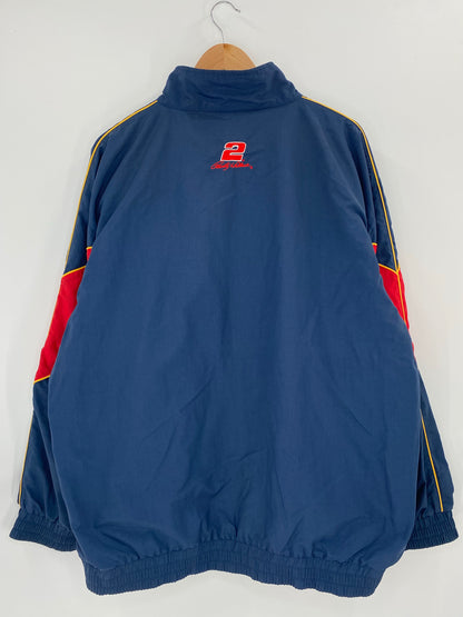 Vintage MILLER LITE Size XL Racing Nylon-Jacket / K4914