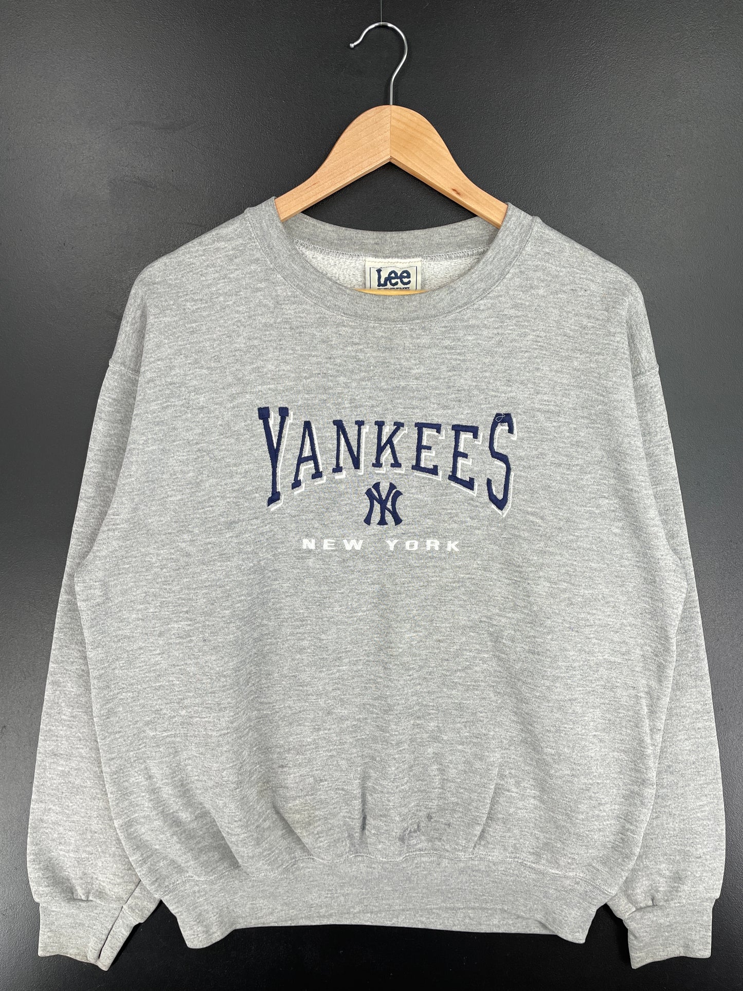 90’s NEW YORK YANKEES Size M Vintage MLB Sweat-Shirt / E3480S