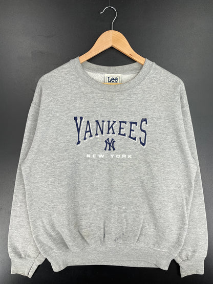 90’s NEW YORK YANKEES Size M Vintage MLB Sweat-Shirt / E3480S