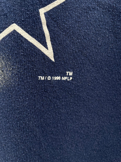 1996 TAZ x DALLAS COWBOYS Made in USA Size XL Vintage NFL Sweat-Shirt/ K8255
