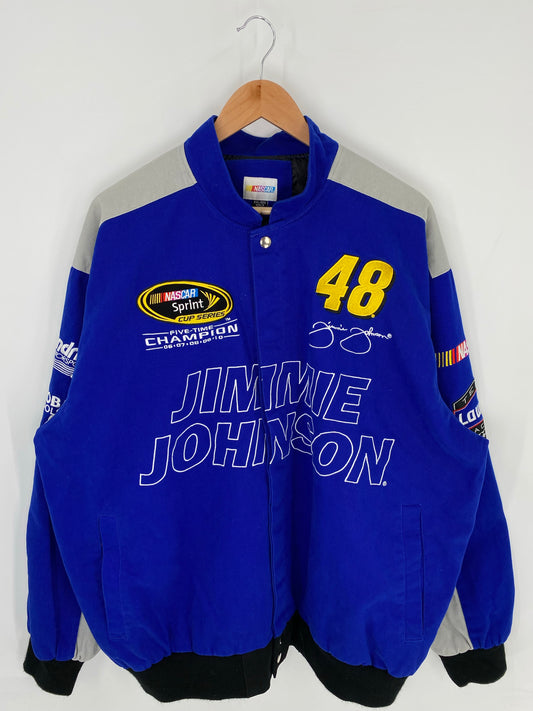 Vintage Lowe’s x NASCAR JIMMIE JOHNSON Size XXL Racing Jacket/ K8307