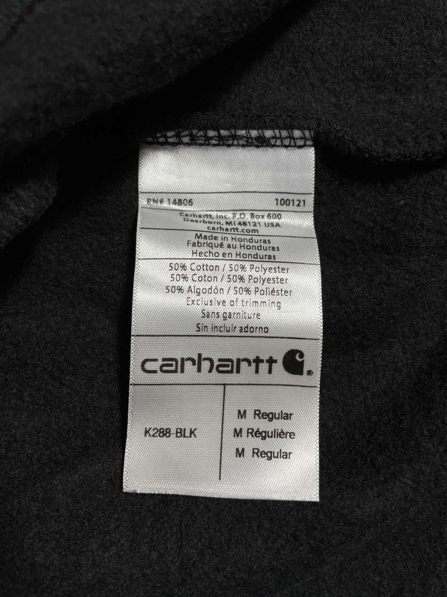 Vintage CARHARTT Size M Hoodie Sweat-Shirt / A8701