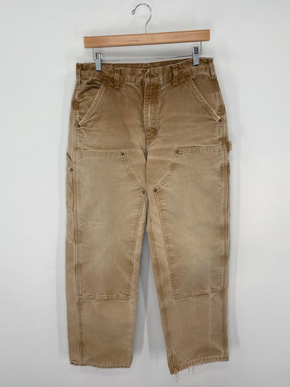 Vintage CARHARTT Size W30xL30 Double Knee Duck Pants / K9986
