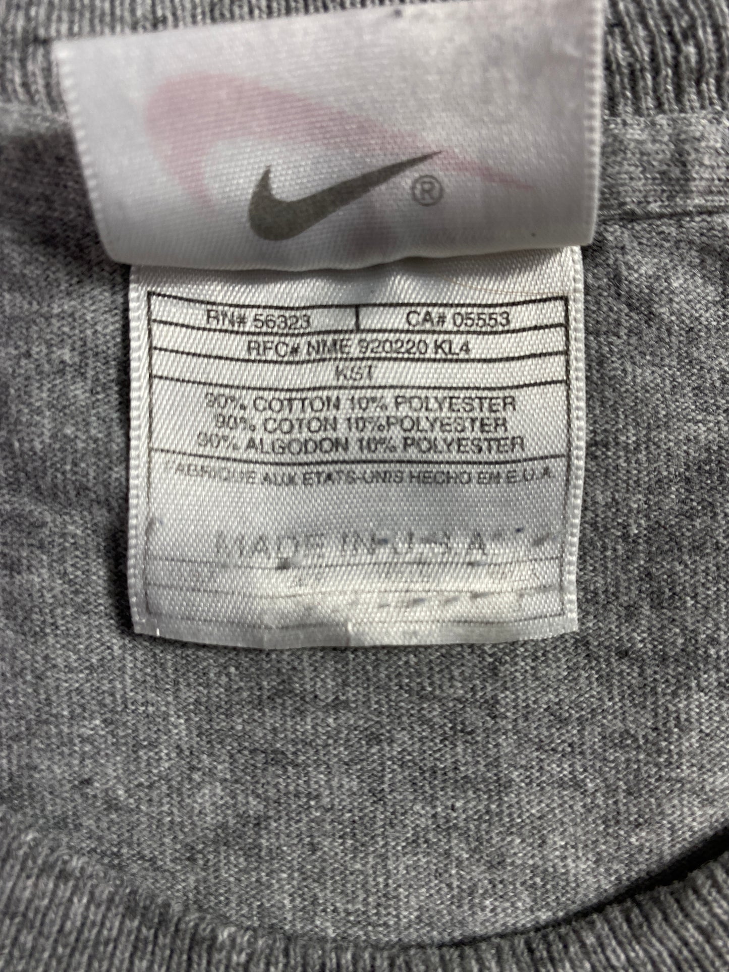 90's NIKE TOWN CHICAGO Made in USA Size L Vintage T-shirt / A4653