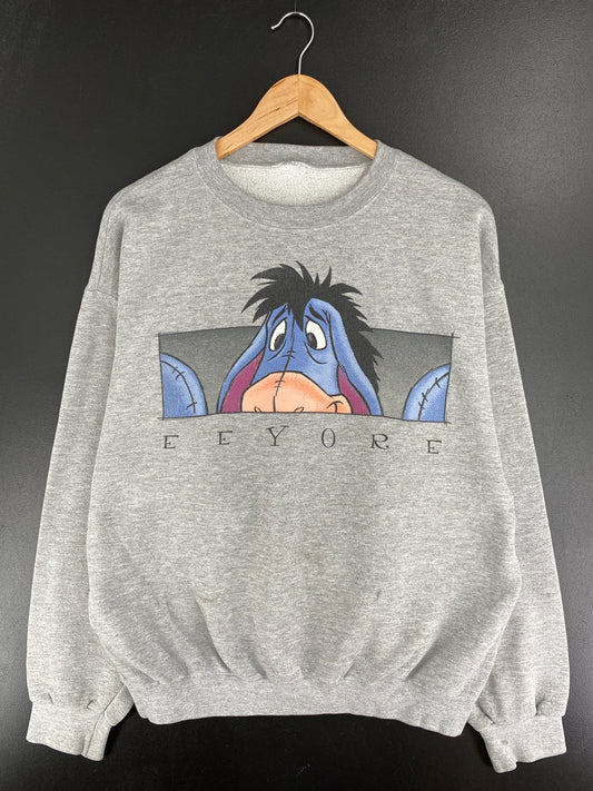 00' DISNEY EEYORE (No tag) Approx. Size L Vintage Sweat-shirt / A5078