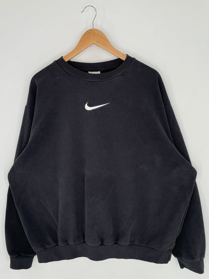 90’s NIKE CENTER SWOOSH Size XL Vintage Sweat-shirt / K9580