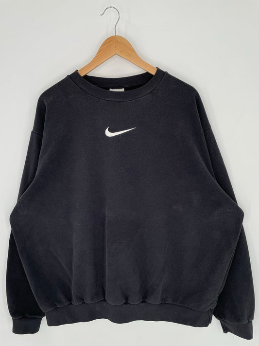 90’s NIKE CENTER SWOOSH Size XL Vintage Sweat-shirt / K9580