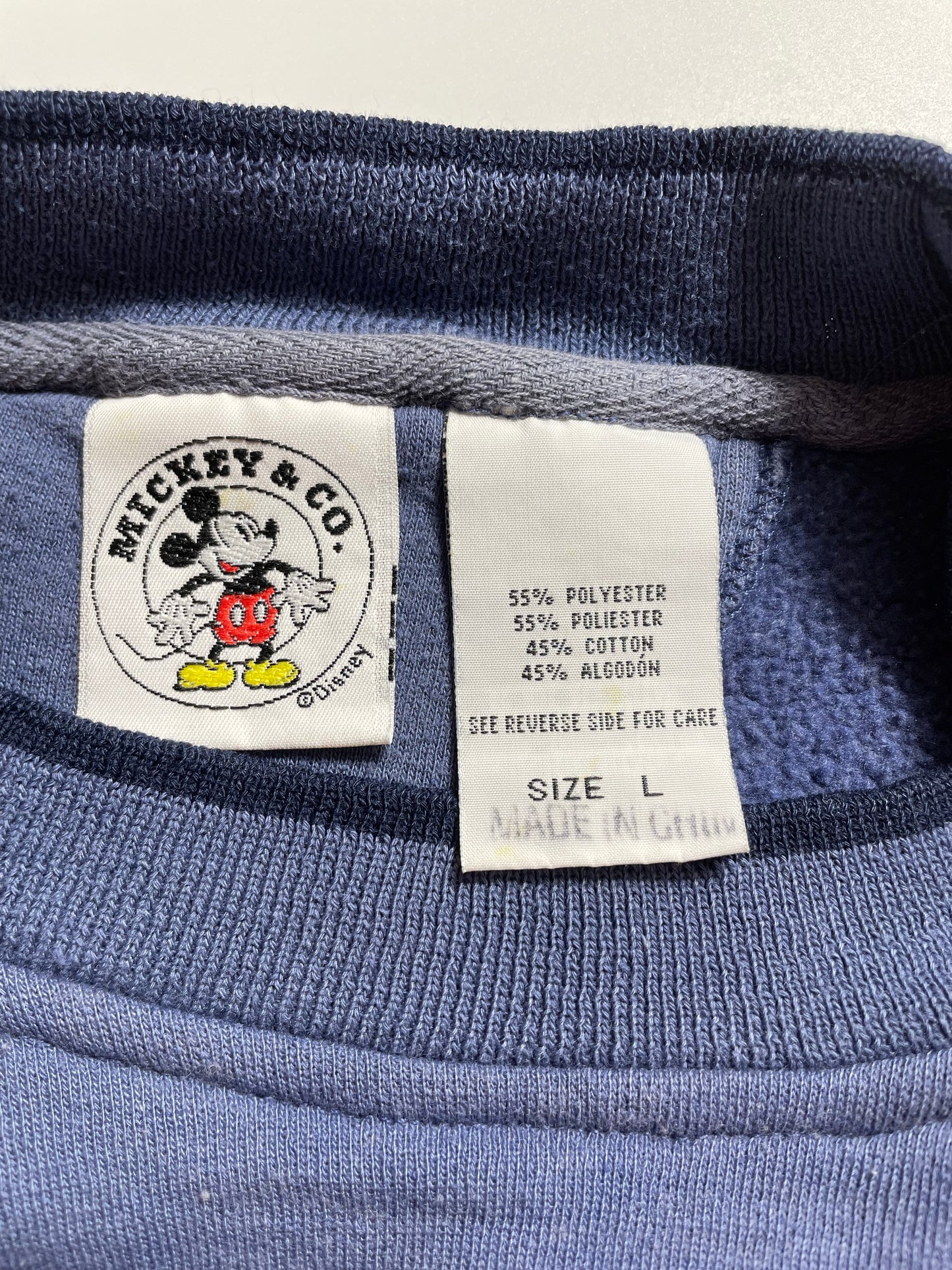 Vintage DISNEY MICKEY Size L Sweat-shirt / K9185