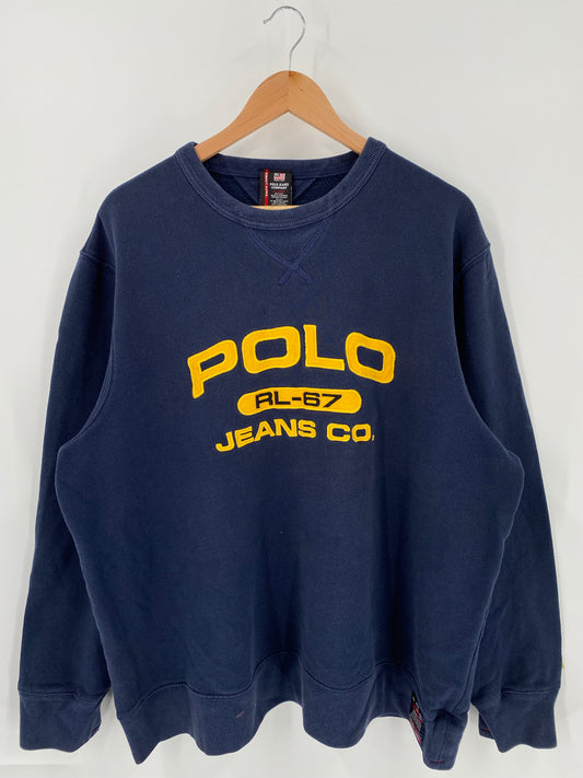 Vintage POLO JEANS Size XL Sweat-shirt  / K6123