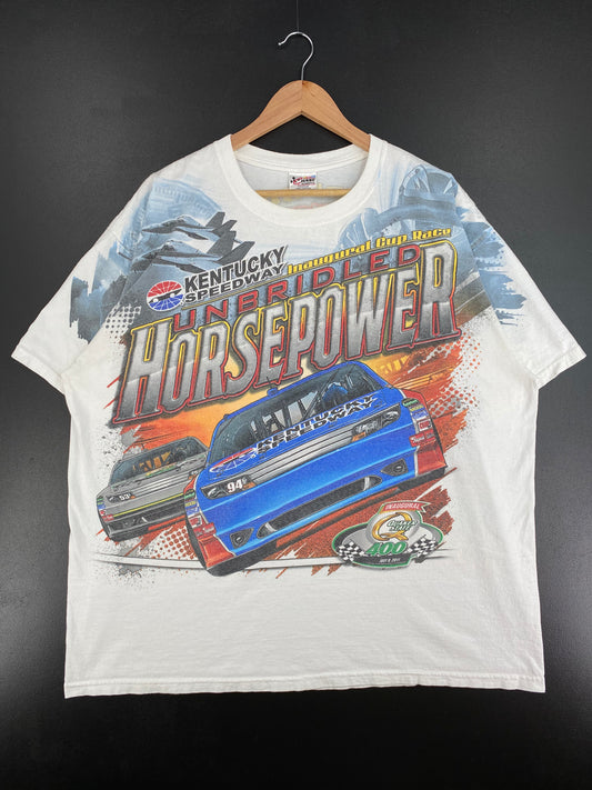 2011 NASCAR UNBRIDLED HORSEPOWER Size XXL Vintage Racing T-Shirt / A2716