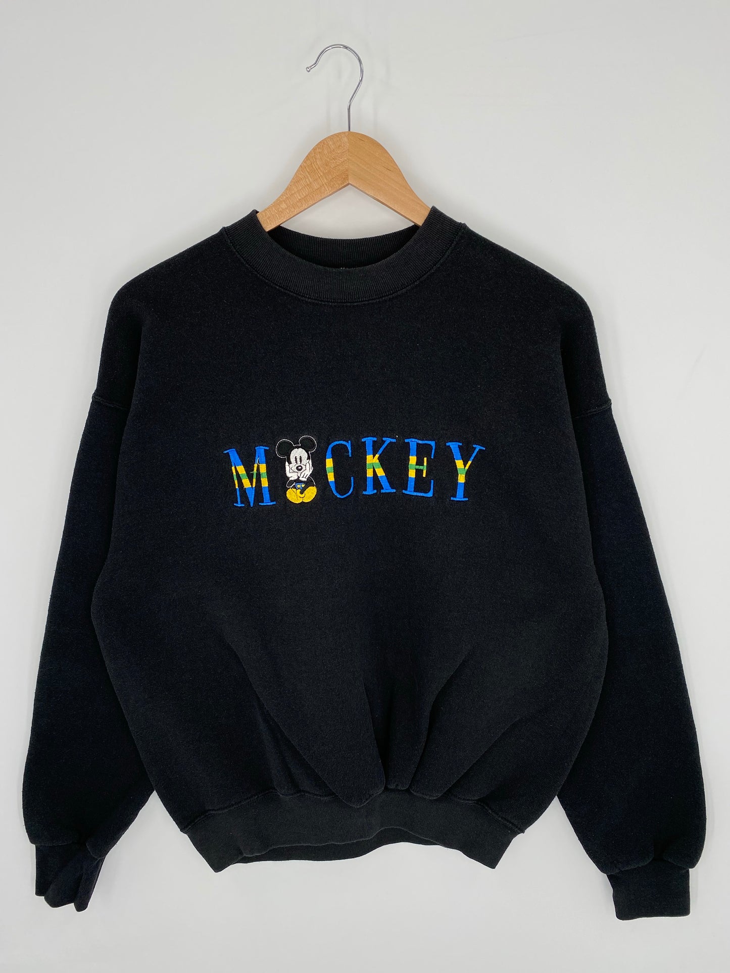 90’s DISNEY MICKEY Made in USA Size L Vintage Sweat-shirt / K8531