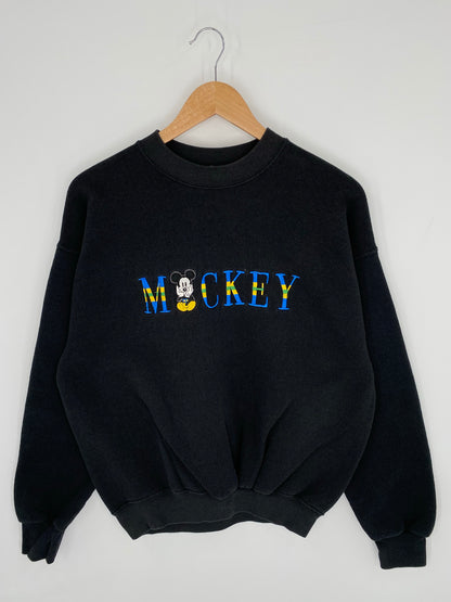 90’s DISNEY MICKEY Made in USA Size L Vintage Sweat-shirt / K8531