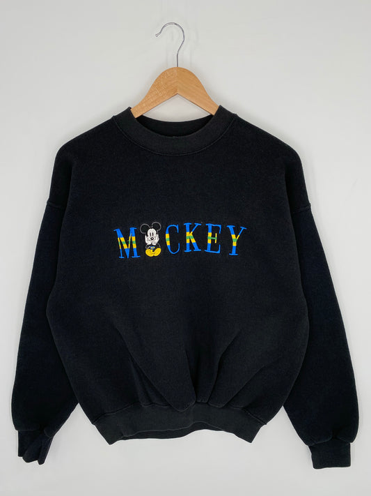 90’s DISNEY MICKEY Made in USA Size L Vintage Sweat-shirt / K8531