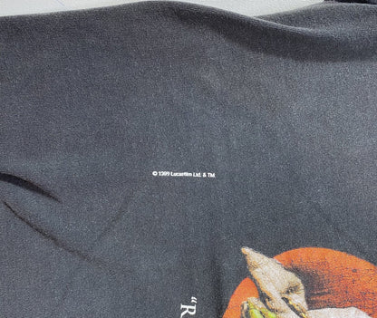 1999 DISNEY STAR WARS Episode1 Size XL Vintage T-shirt  / K5209