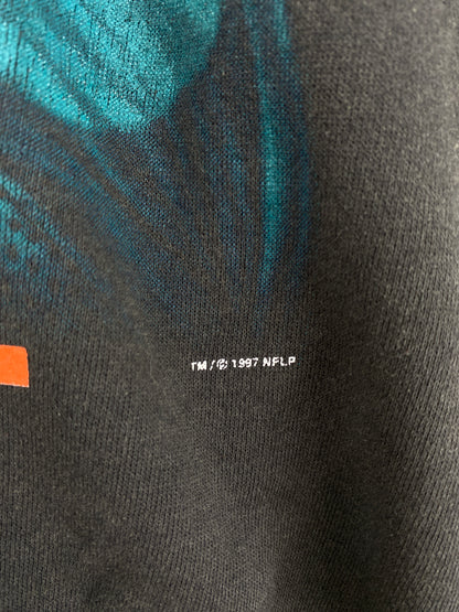 1997 MIAMI DOLPHINS Made in USA Size L Vintage NFL Sweat-Shirt / A6131