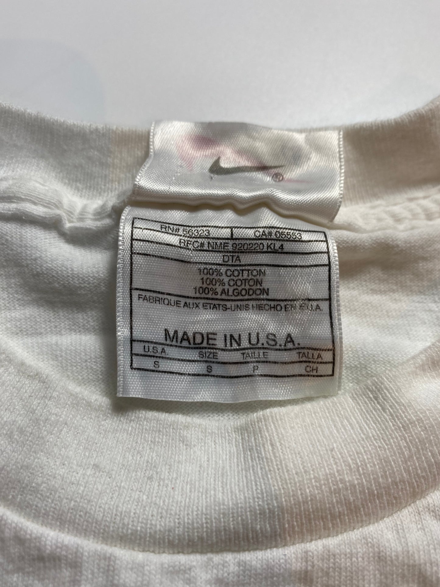 90’s NIKE Made in USA Size S Vintage T-shirt / A626
