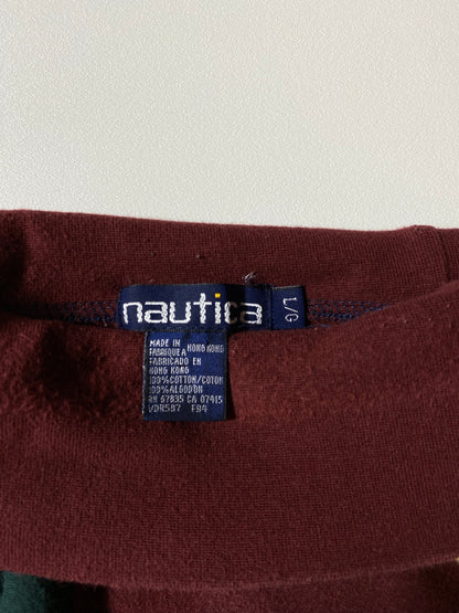 90’s NAUTICA Size L Long Sleeve T-shirt / K9328