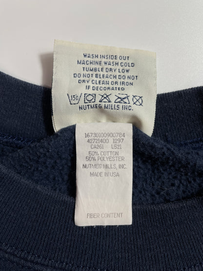 1998 NEW ENGLAND PATRIOTS Made in USA Size M Vintage NFL Sweat-shirt / E2737S