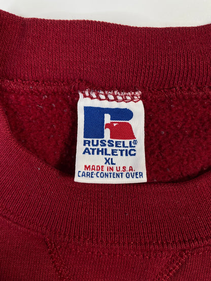 90's RUSSELL x STANFORD Made in USA Size XL College Sweat-Shirt / A7976