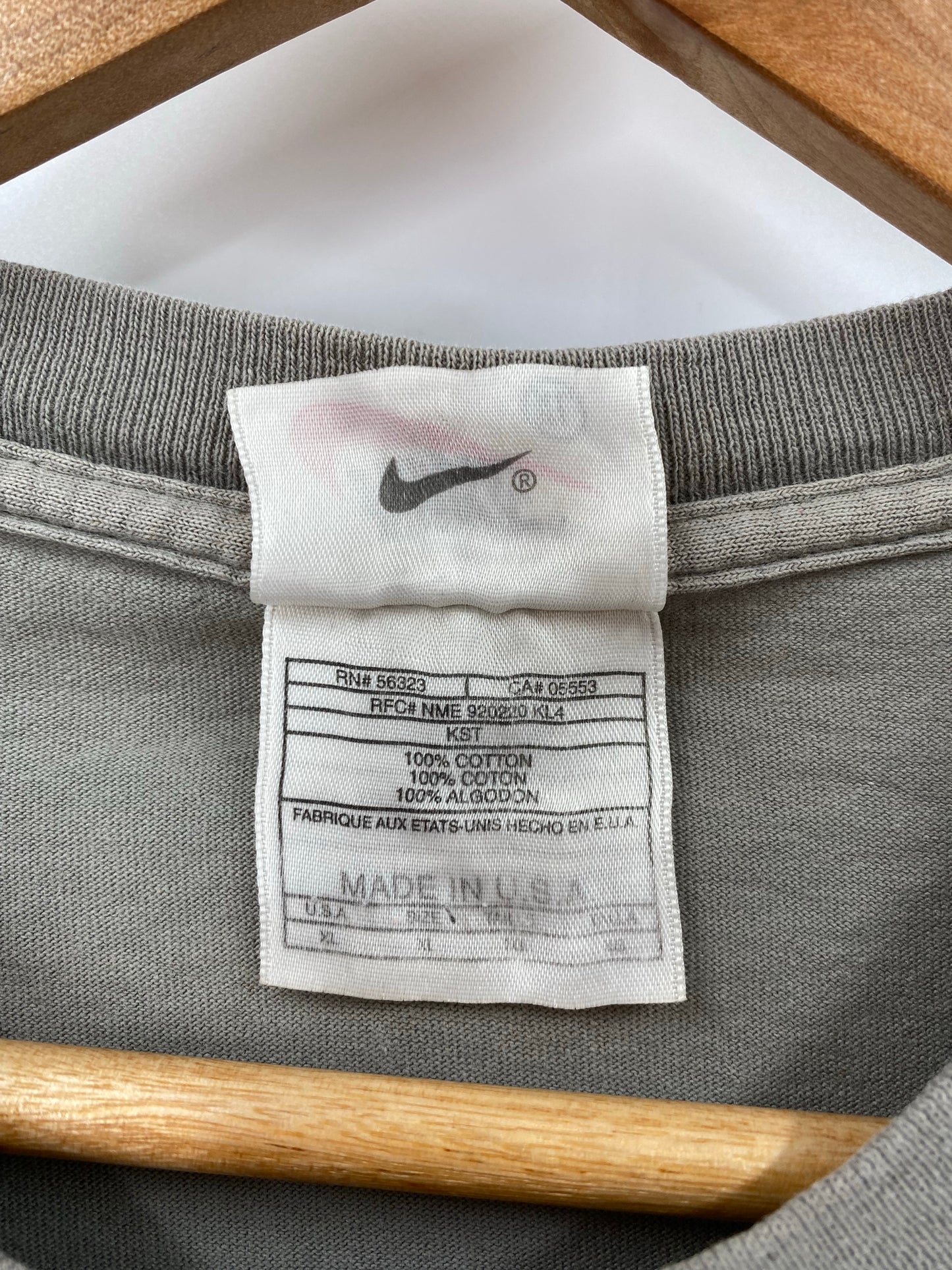 90’s NIKE Made in USA Size XL Vintage T- Shirt / K4178