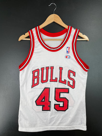 90’s Champion x CHICAGO BULLS 45 JORDAN Size Approx.S NBA Jersey / A7130